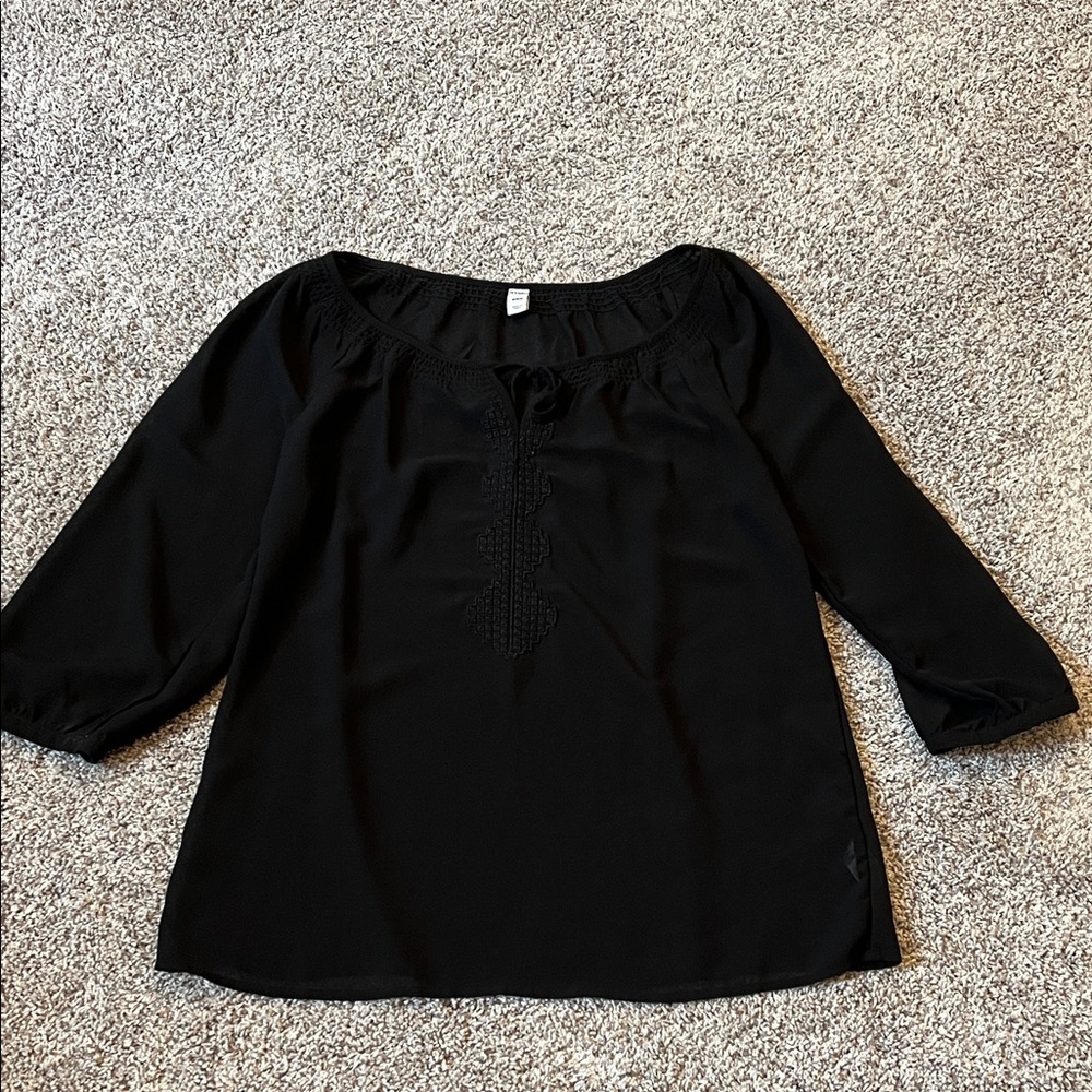 Black Women's Top - Old Navy